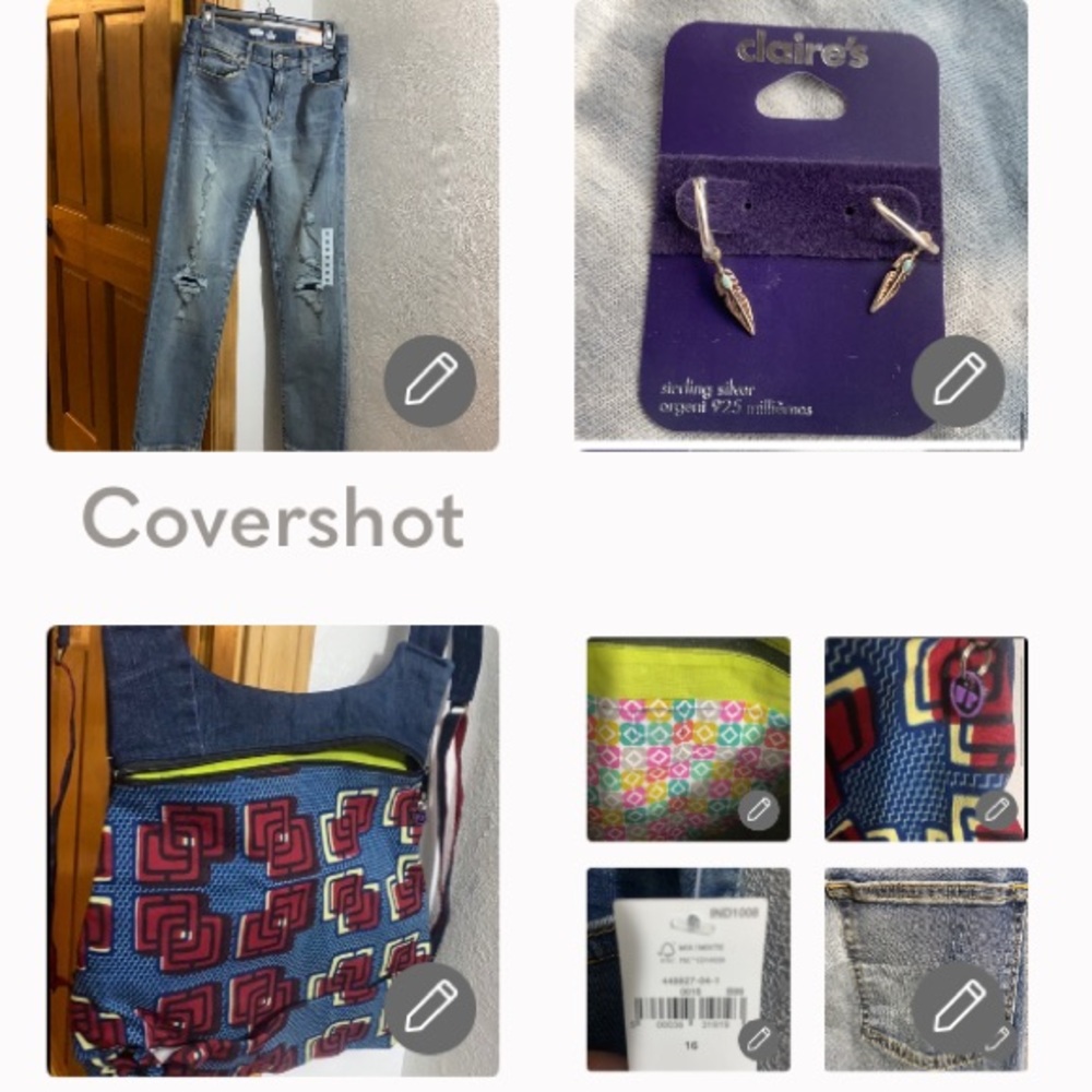 Old Navy maxflex 16 JR’s+Spain Vidapropia backpack/purse+925🪶earrings NOC